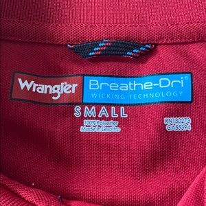 🦋 Wrangler Breathe Dri Small Polo shirt